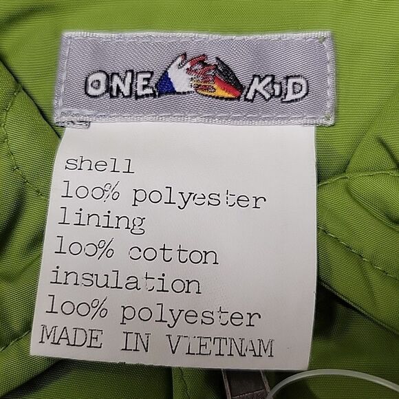 ONE KID YOUTH BABY 18 MONTH SHELL JACKET SIZE FOR MOST 18 MONTH -100% po… - Picture 4 of 5